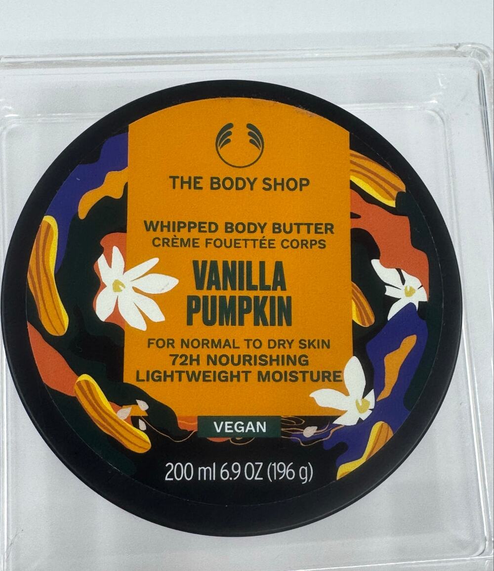 Rare! The Body Shop Vanilla Pumpkin Whipped Body Butter 200ml